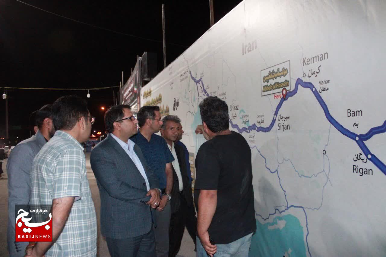 ورزش و جوانان بردسیر، همراه زائران حسینی در اربعین