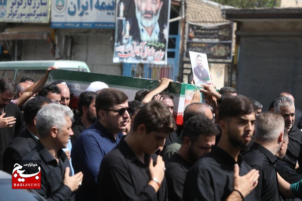 مراسم تشییع شهید اقتدار بسیج «اسماعیل پاشایی» از شهدای جنگ تحمیلی ۱۲ روزه