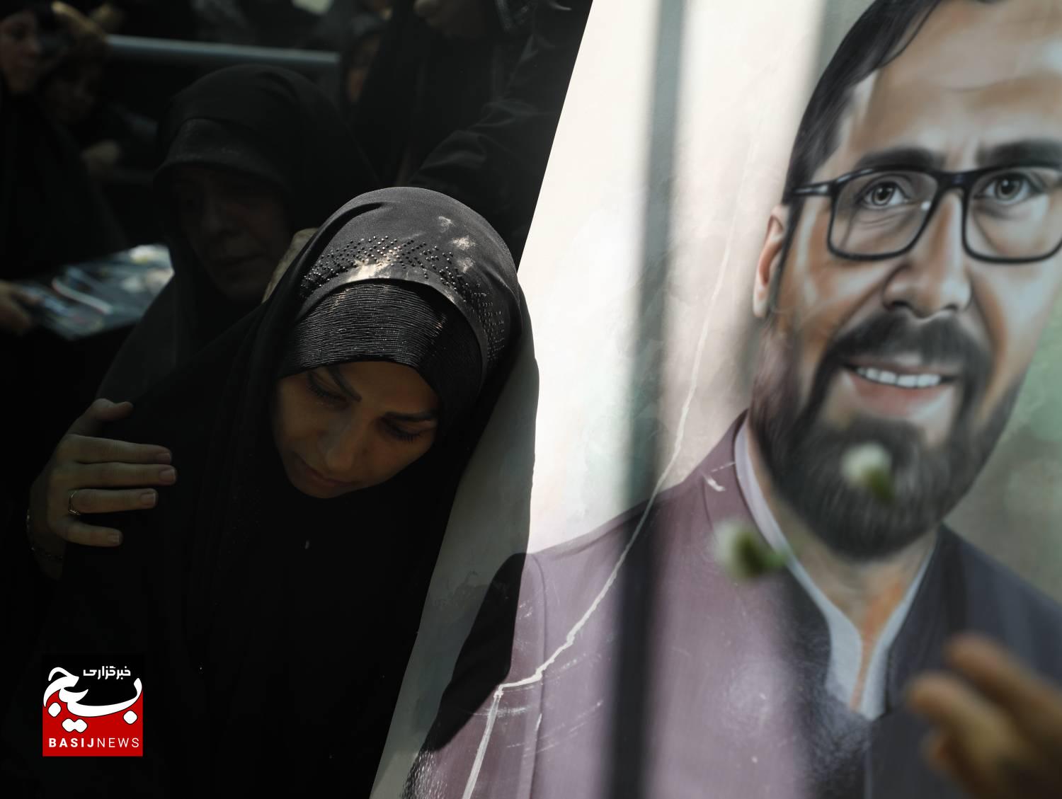 مراسم تشییع شهید اقتدار بسیج «اسماعیل پاشایی» از شهدای جنگ تحمیلی ۱۲ روزه
