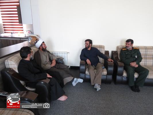 دیدار با روحانی آزاده رضا میرزایی در کنگان