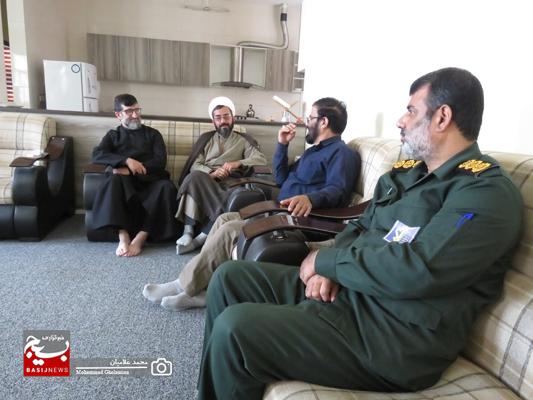 دیدار با روحانی آزاده رضا میرزایی در کنگان
