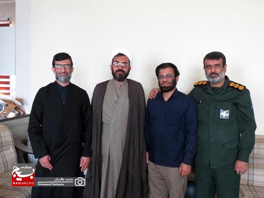 دیدار با روحانی آزاده رضا میرزایی در کنگان