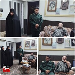 دیدار و تجلیل از خانواده معظم شهید مقوی