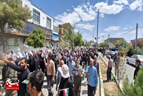 برگزاری راهپیمایی جمعه نصر در شهرستان فامنین
