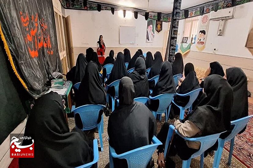 برگزاری کارگاه‌ امدادگری در شرایط بحران در سرخه