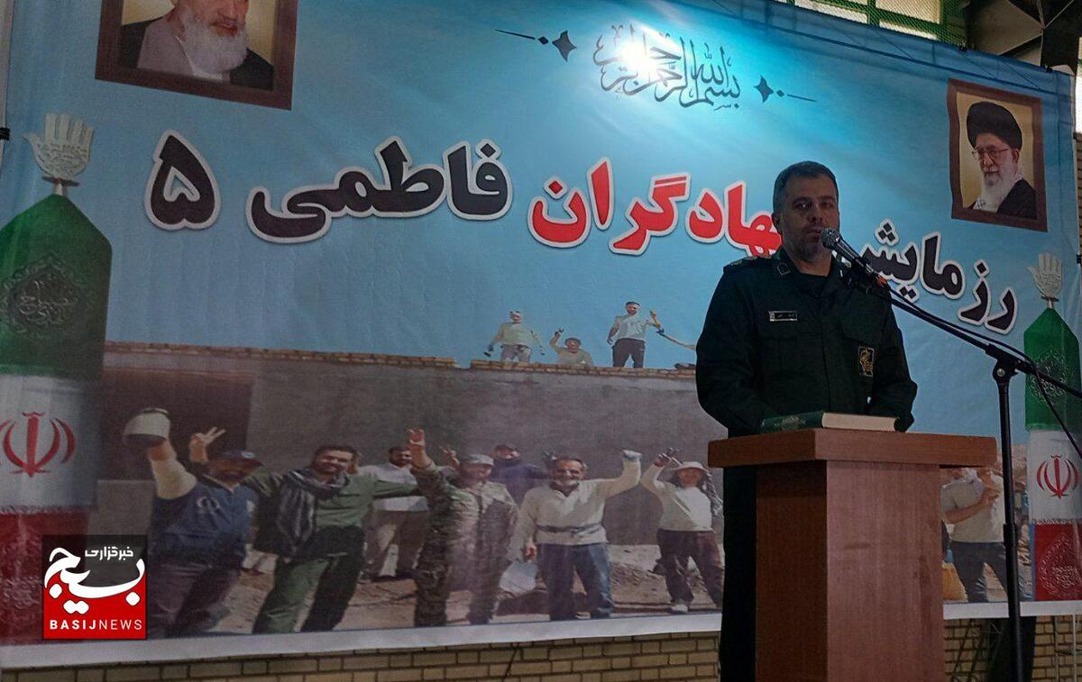 رزمایش جهادگران فاطمی ۵ با حضور ۸۵ گروه جهادی در ایوانکی آغاز شد