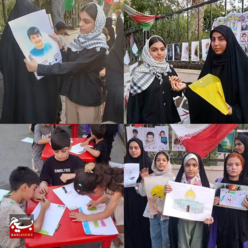 برپایی نمایشگاه طراحی چهره شهدای جنگ تحمیلی ۱۲ روزه 