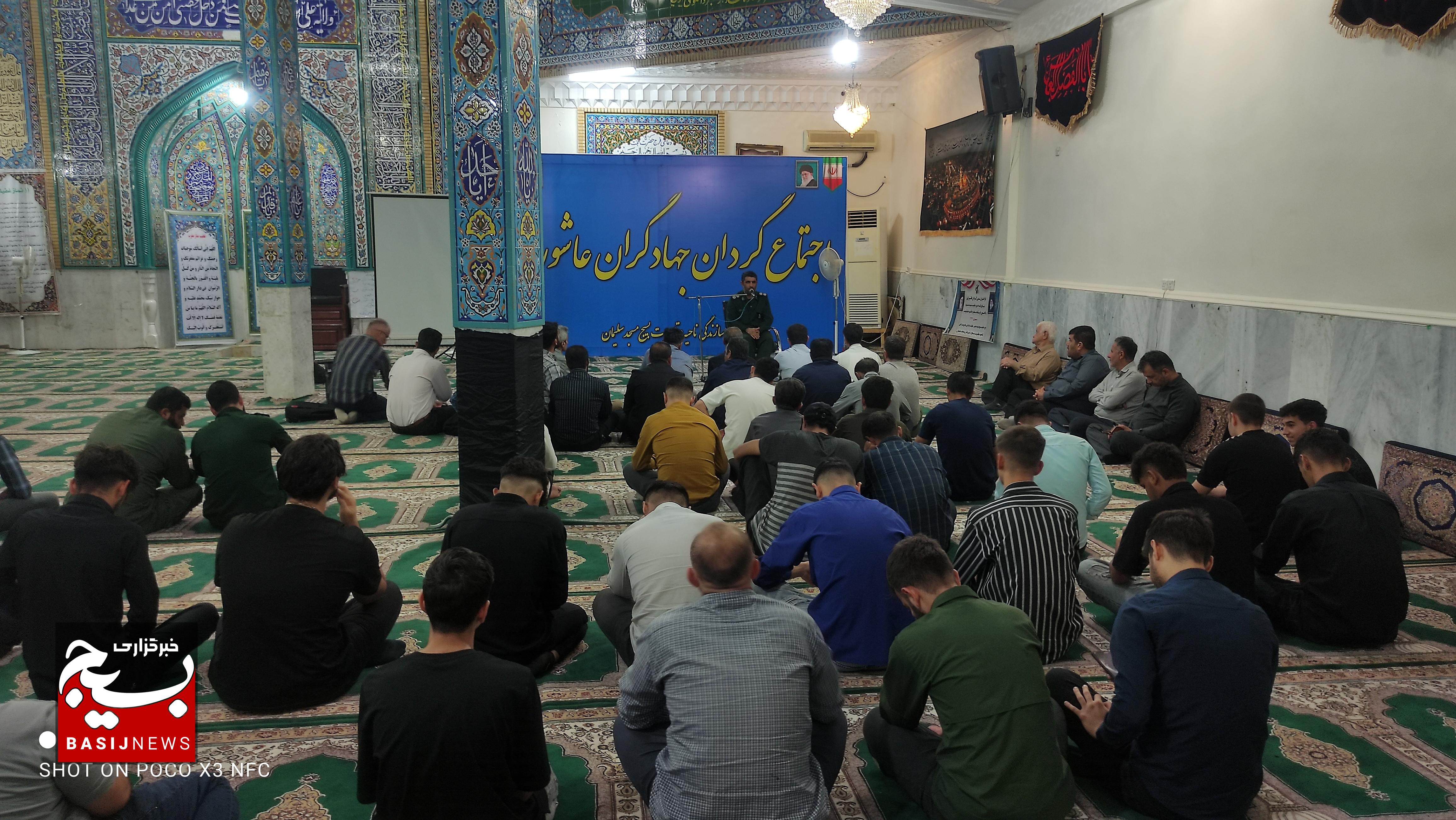 شکوه همدلی جهادگران در مسجدسلیمان؛ گردان عاشوراییان بسیج سازندگی به میدان آمدند
