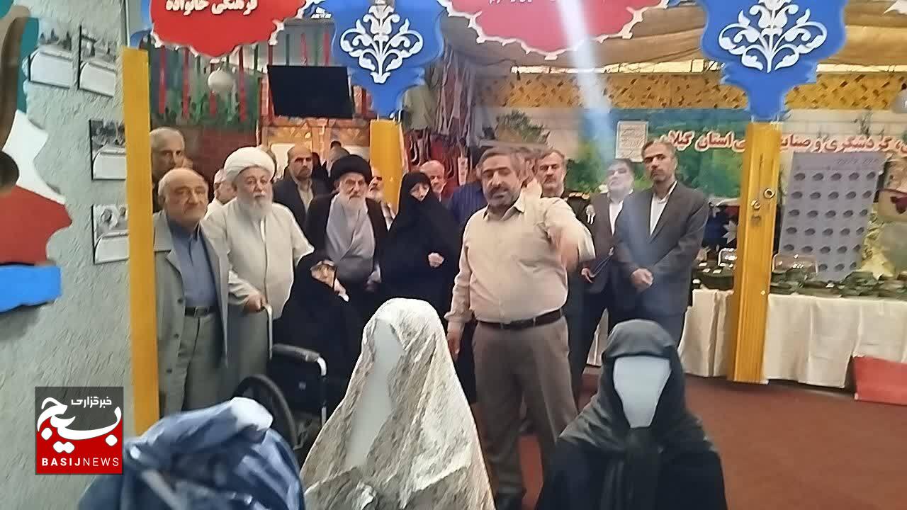 روایت مسئول سازمان بسیج جامعه زنان سپاه قدس گیلان از غرفه «پرچمداران هویت زن مسلمان»