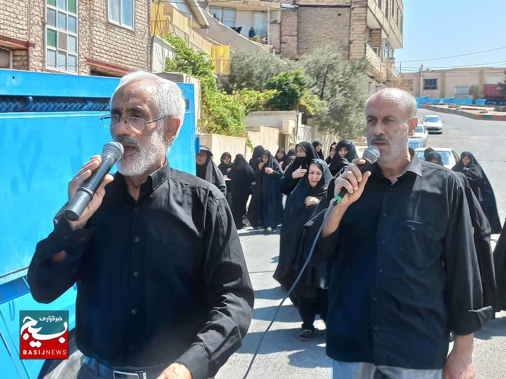 برگزاری مراسم عزاداری شهادت امام رضا (ع) در شهر لوشان