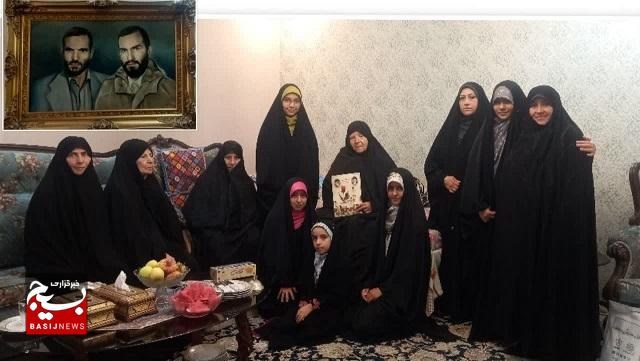 دیدار خواهران پایگاه شهید حاج موسایی با خانواده معظم شهدا