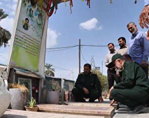 بازدید مسئولین کشوری و استانی از گلزار شهدای جهرم و تجدید میثاق با شهدا