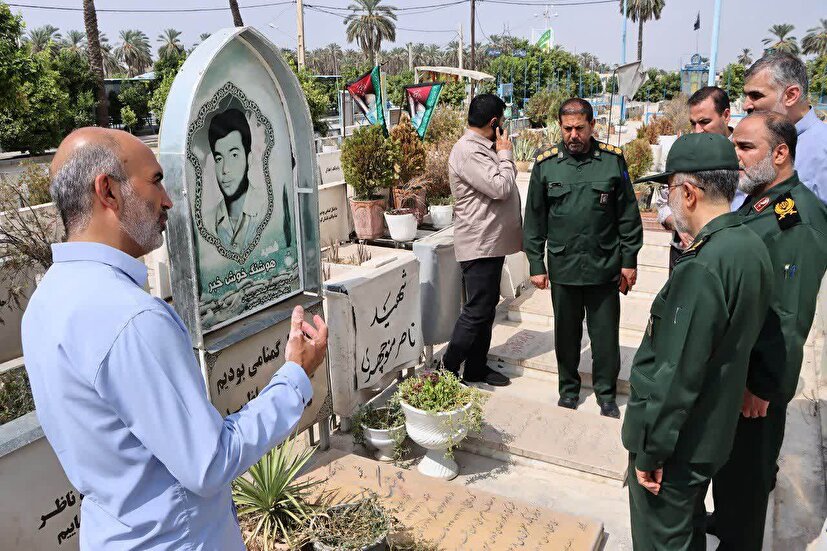 بازدید مسئولین کشوری و استانی از گلزار شهدای جهرم و تجدید میثاق با شهدا