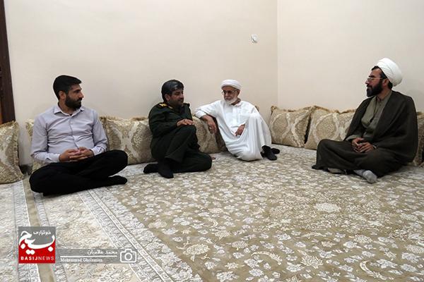 دیدار فرمانده سپاه و امام جمعه اهل سنّت کنگان