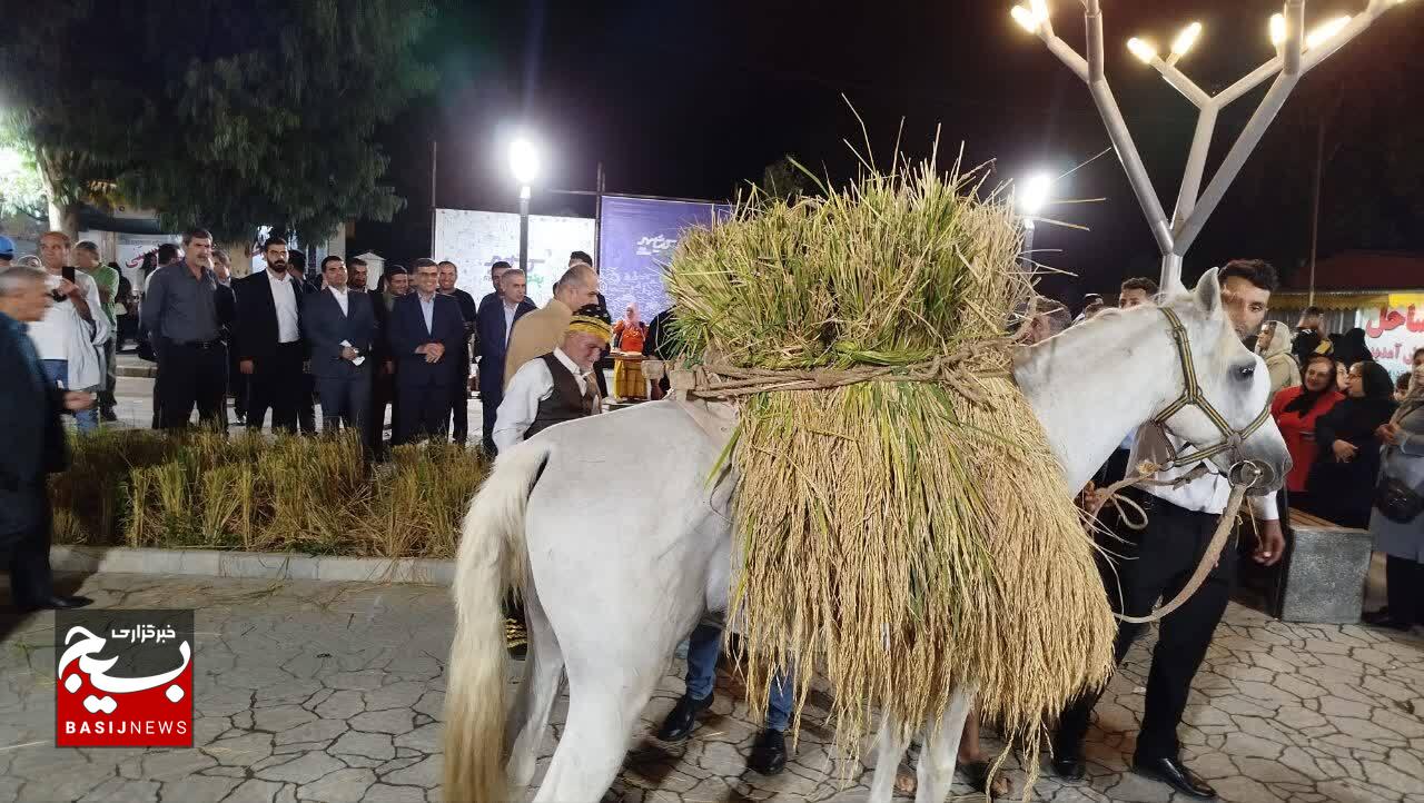 نخستین جشنواره شکرانه برنج، در بندر کیاشهر برگزار شد