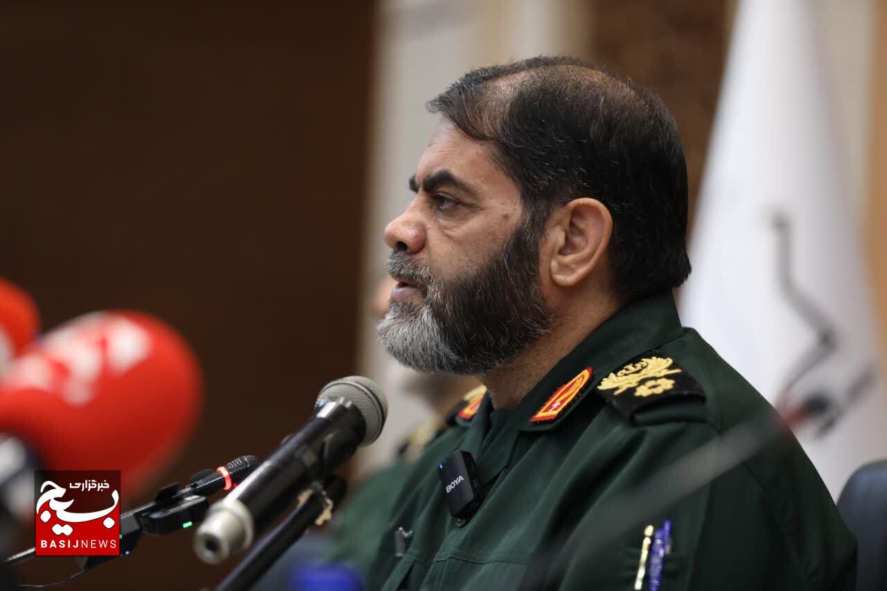 نشست خبری سردار «معروفی» رئیس ستاد گرامیداشت چهل و پنجمین سالروز هفته دفاع مقدس