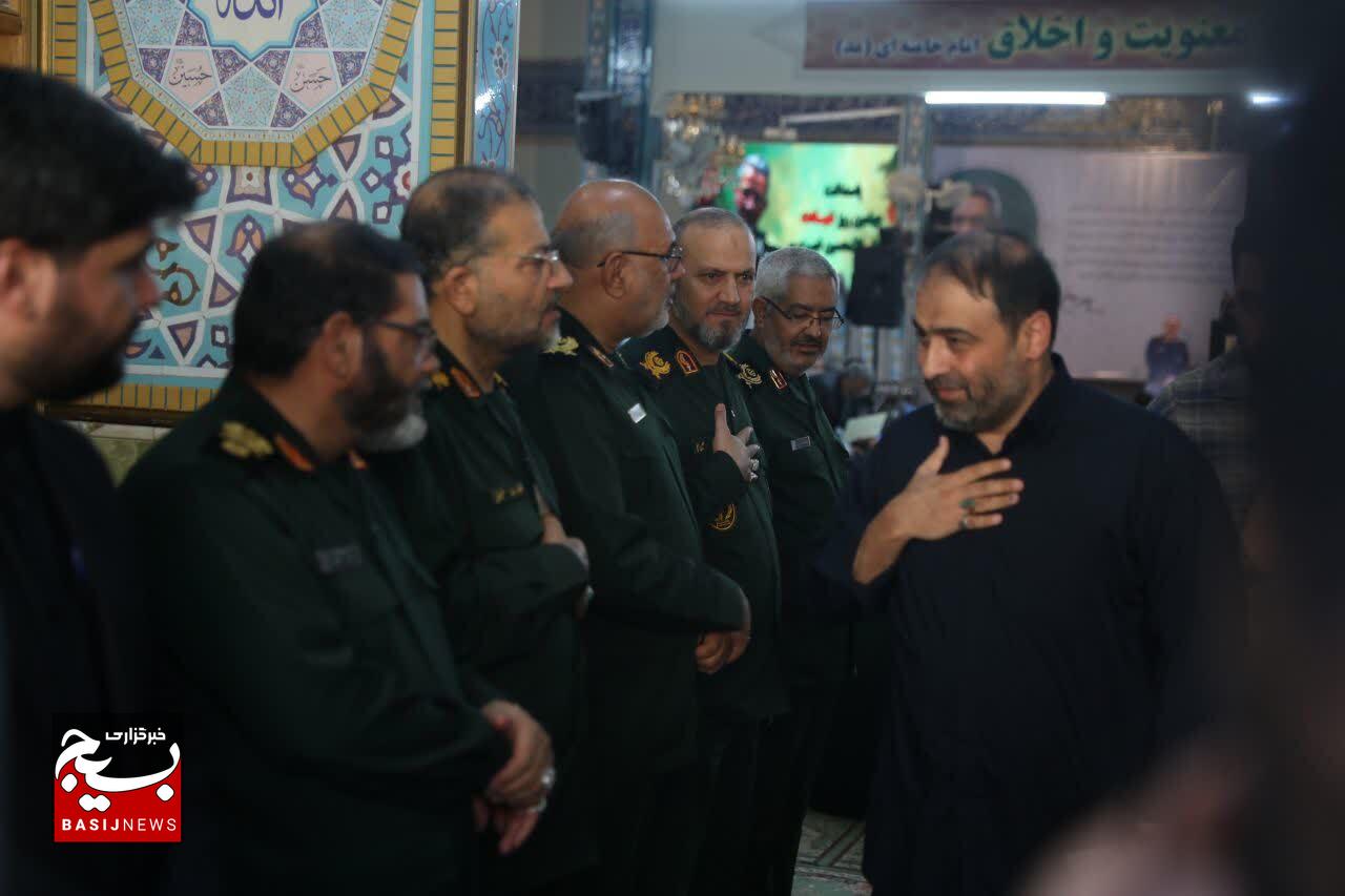 آیین گرامیداشت شهید غیب‌پرور با حضور مسئولان و کارکنان سازمان بسیج مستضعفین