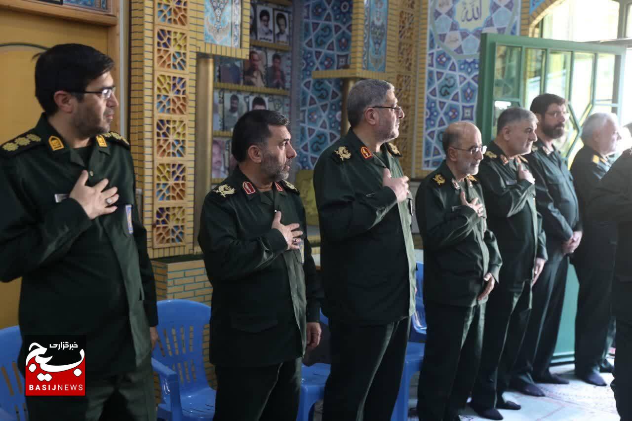 آیین گرامیداشت شهید غیب‌پرور با حضور مسئولان و کارکنان سازمان بسیج مستضعفین