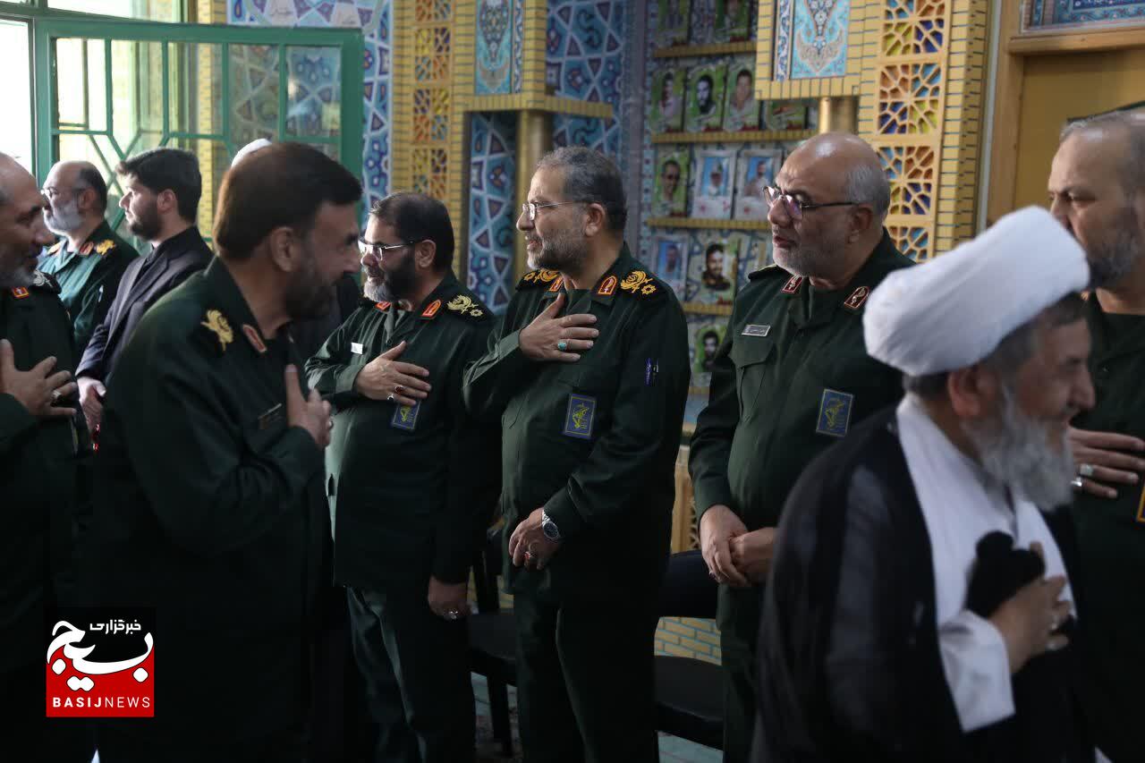 آیین گرامیداشت شهید غیب‌پرور با حضور مسئولان و کارکنان سازمان بسیج مستضعفین
