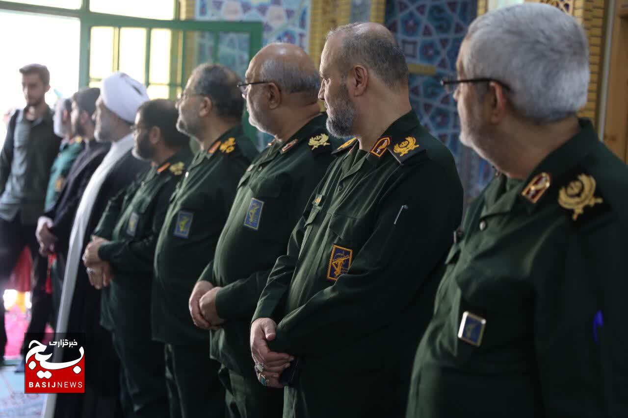 آیین گرامیداشت شهید غیب‌پرور با حضور مسئولان و کارکنان سازمان بسیج مستضعفین