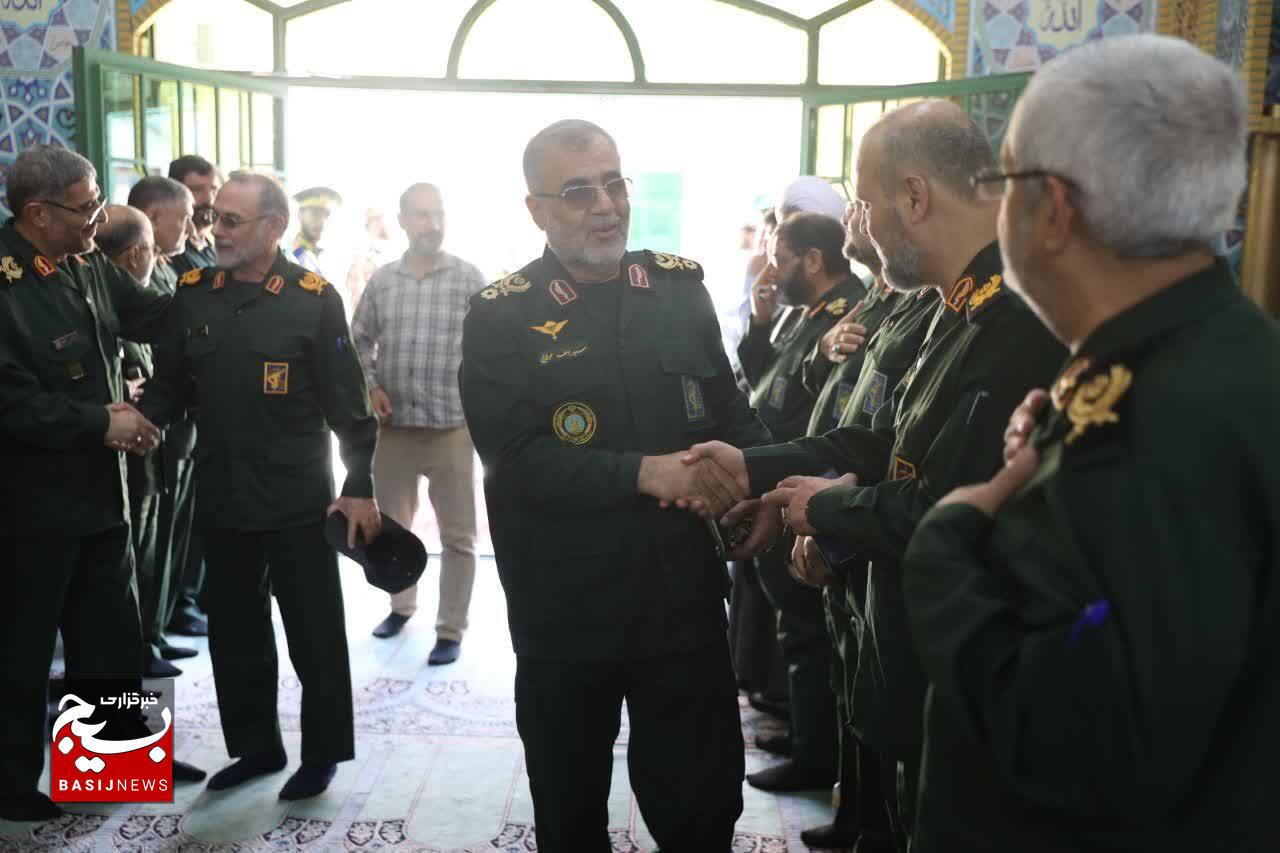 آیین گرامیداشت شهید غیب‌پرور با حضور مسئولان و کارکنان سازمان بسیج مستضعفین
