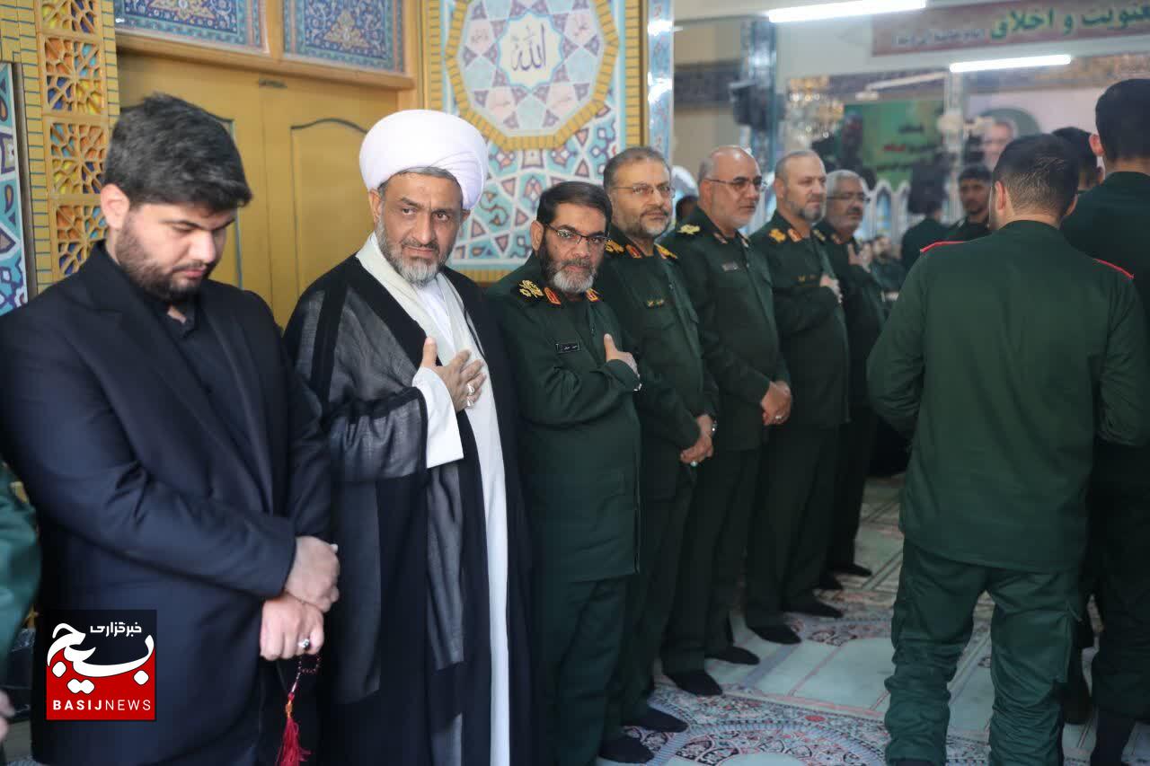 آیین گرامیداشت شهید غیب‌پرور با حضور مسئولان و کارکنان سازمان بسیج مستضعفین