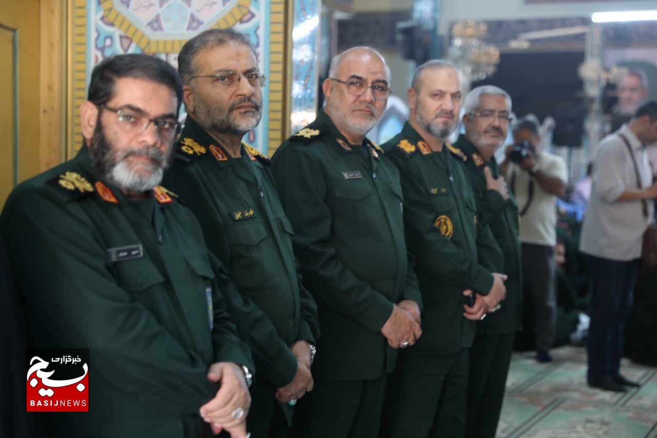 آیین گرامیداشت شهید غیب‌پرور با حضور مسئولان و کارکنان سازمان بسیج مستضعفین
