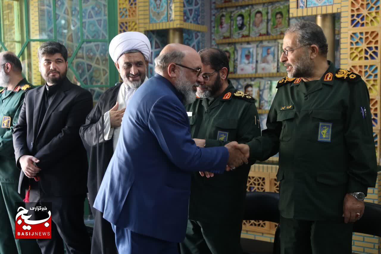 آیین گرامیداشت شهید غیب‌پرور با حضور مسئولان و کارکنان سازمان بسیج مستضعفین