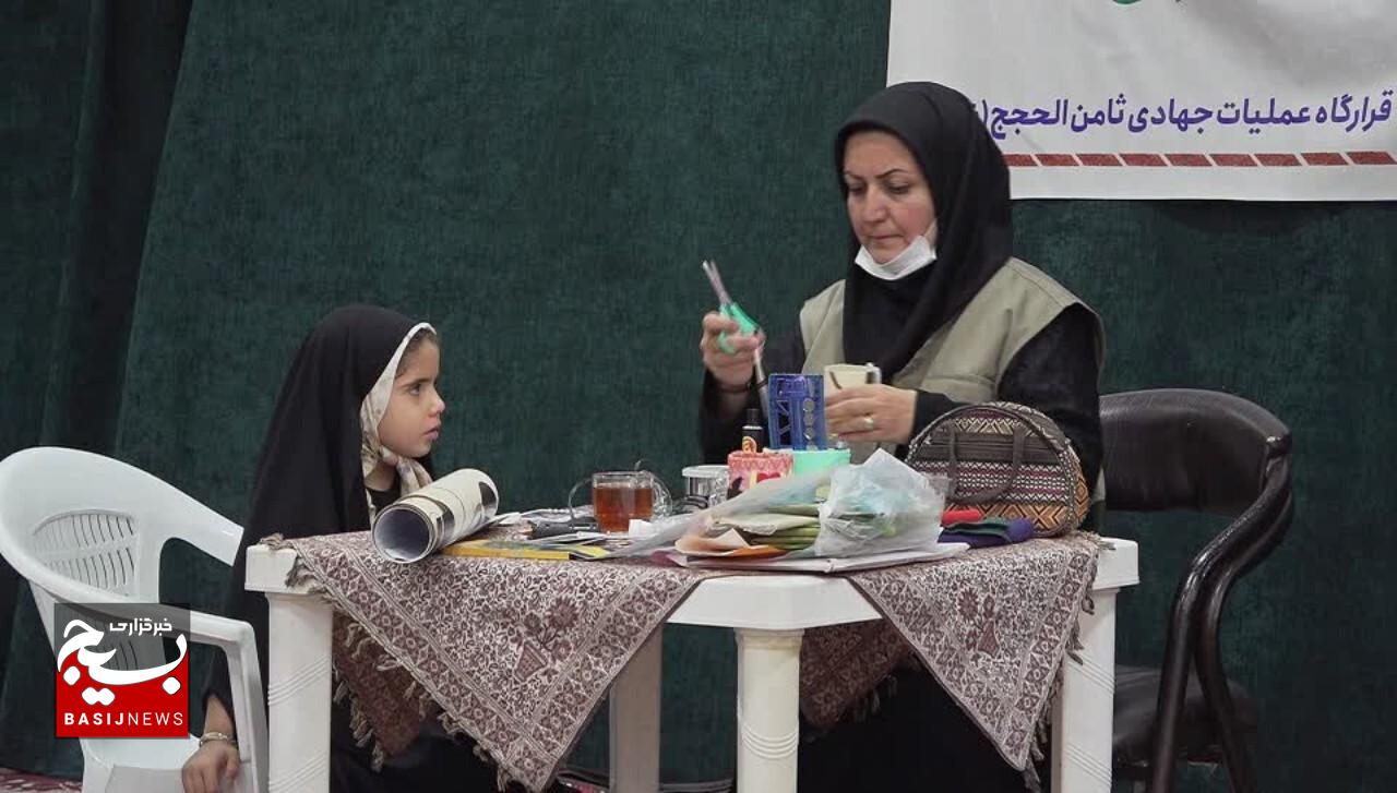 ارائه خدمات رایگان پزشکی در رزمایش جهادی در روستای حاجی آباد شهرستان بیرجند
