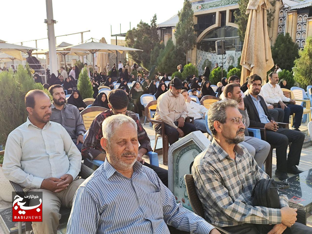 برگزاری مراسم سومین سالگرد سید حمیدرضا هاشمی در گلزار شهدای کرمان