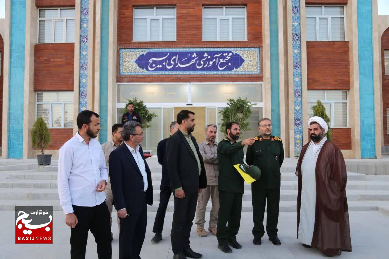 افتتاح مجتمع آموزشی شهدای بسیج با حضور رئیس سازمان بسیج مستصفین در مشهد مقدس