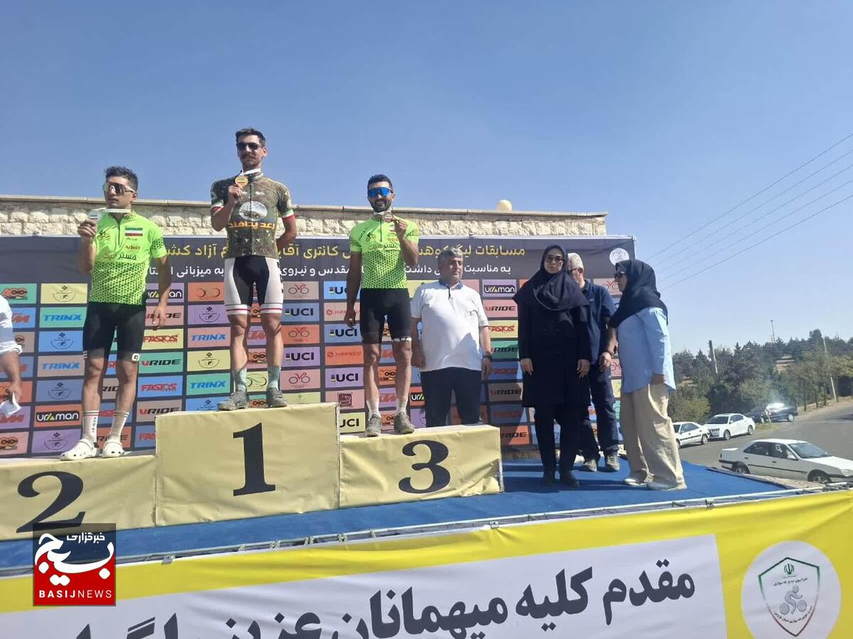 قهرمانان لیگ دوچرخه سواری کوهستان کشور در قزوین معرفی شدند