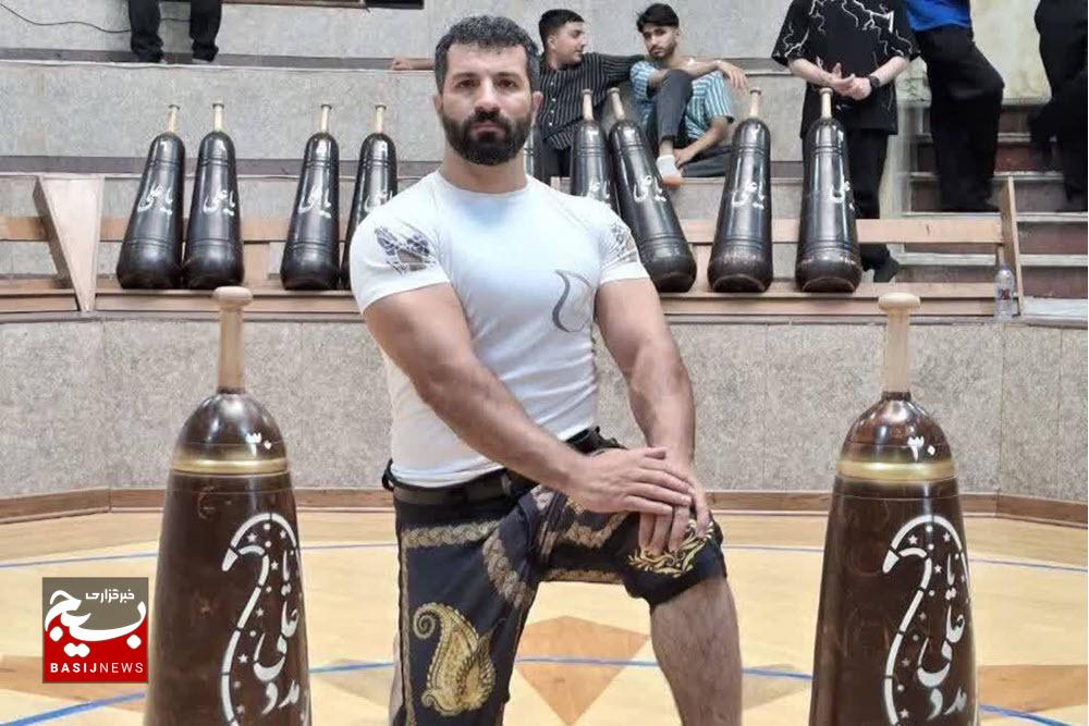 جعفر نوری، پهلوان همدانی قهرمان آسیا در رشته میلگیری سنگین شد