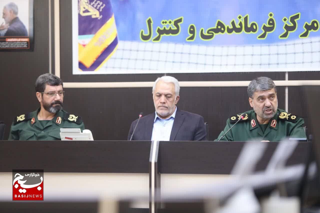 آیین تکریم و معارفه مسئول معاونت سلامت و دفاع زیستی سازمان بسیج مستضعفین