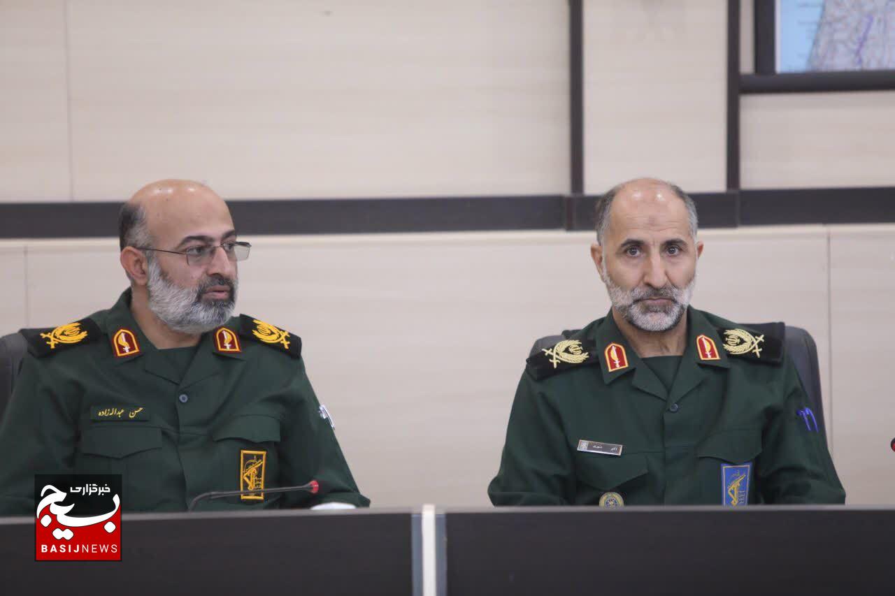 آیین تکریم و معارفه مسئول معاونت سلامت و دفاع زیستی سازمان بسیج مستضعفین