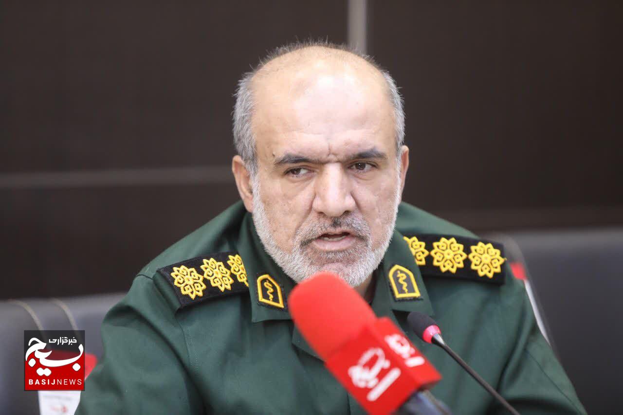 آیین تکریم و معارفه مسئول معاونت سلامت و دفاع زیستی سازمان بسیج مستضعفین