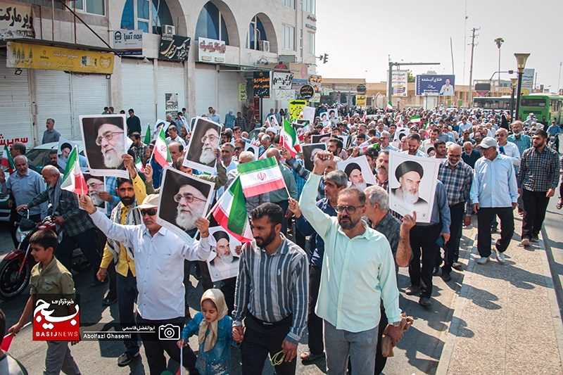 راهپیمایی «بشارت نصر» در برازجان برگزار شد