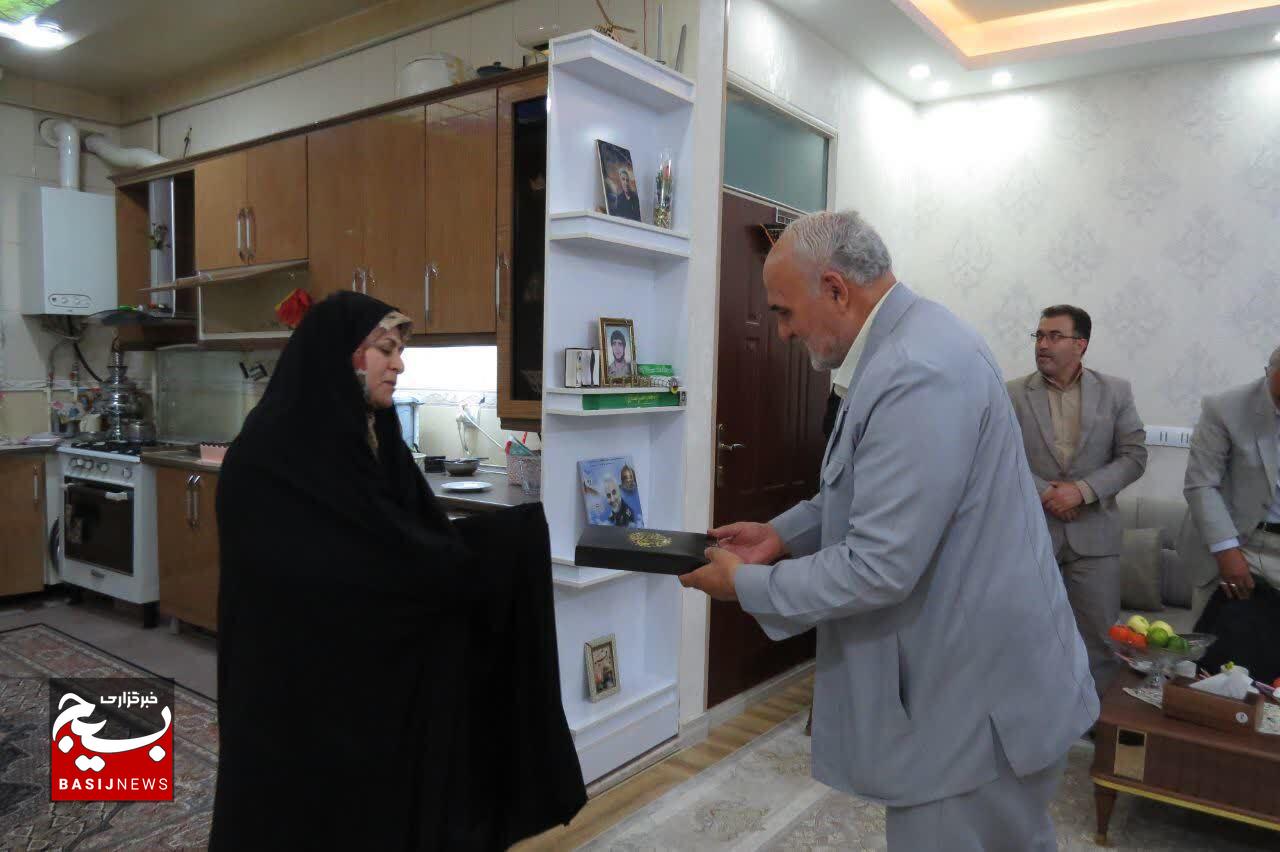 دیدار و دلجویی از خانواده شهید جاویدالاثر، فیض الله خدابنده لو