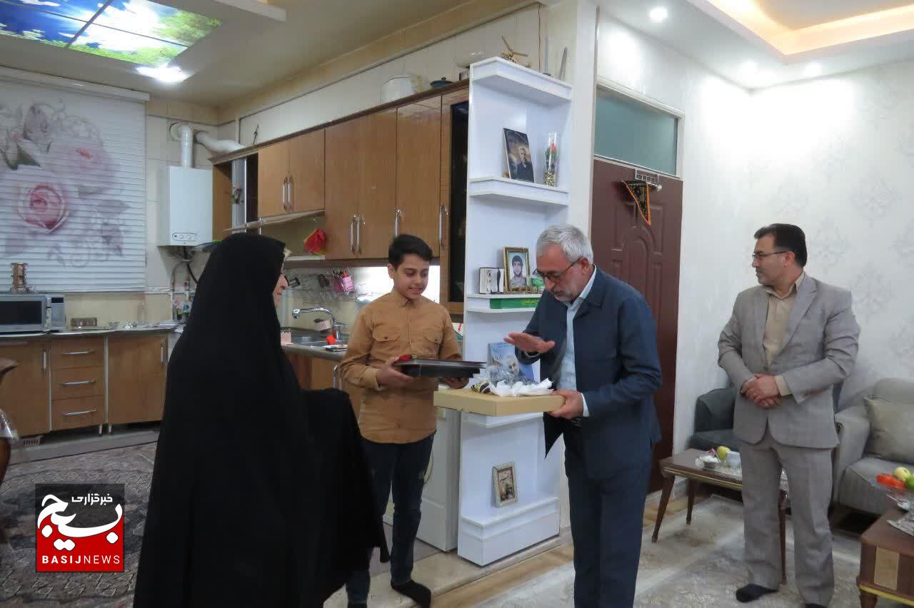 دیدار و دلجویی از خانواده شهید جاویدالاثر، فیض الله خدابنده لو