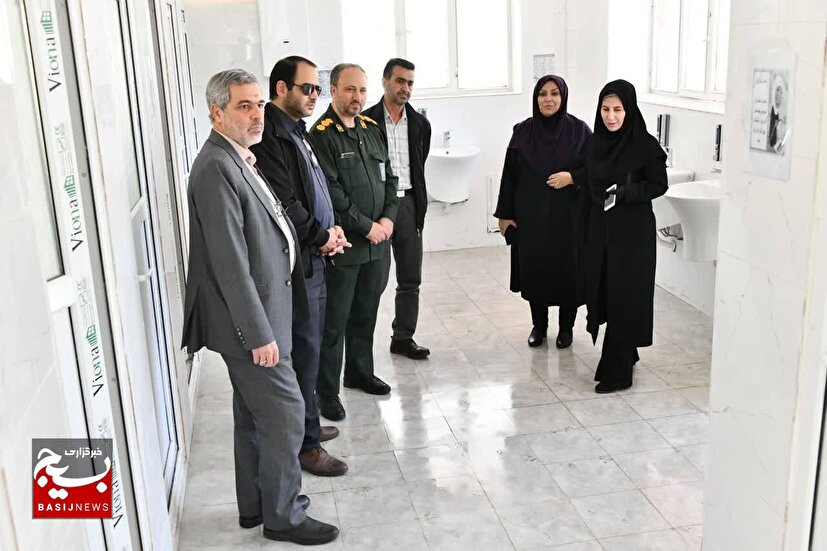 بازسازی مدرسه دخترانه با همت پایگاه مقاومت بسیج شهدای پالایشگاه تبریز
