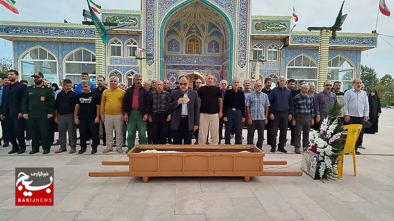 تنها مادر شهید روستای لاکوژده،در ماه شهادت فرزندش به او پیوست