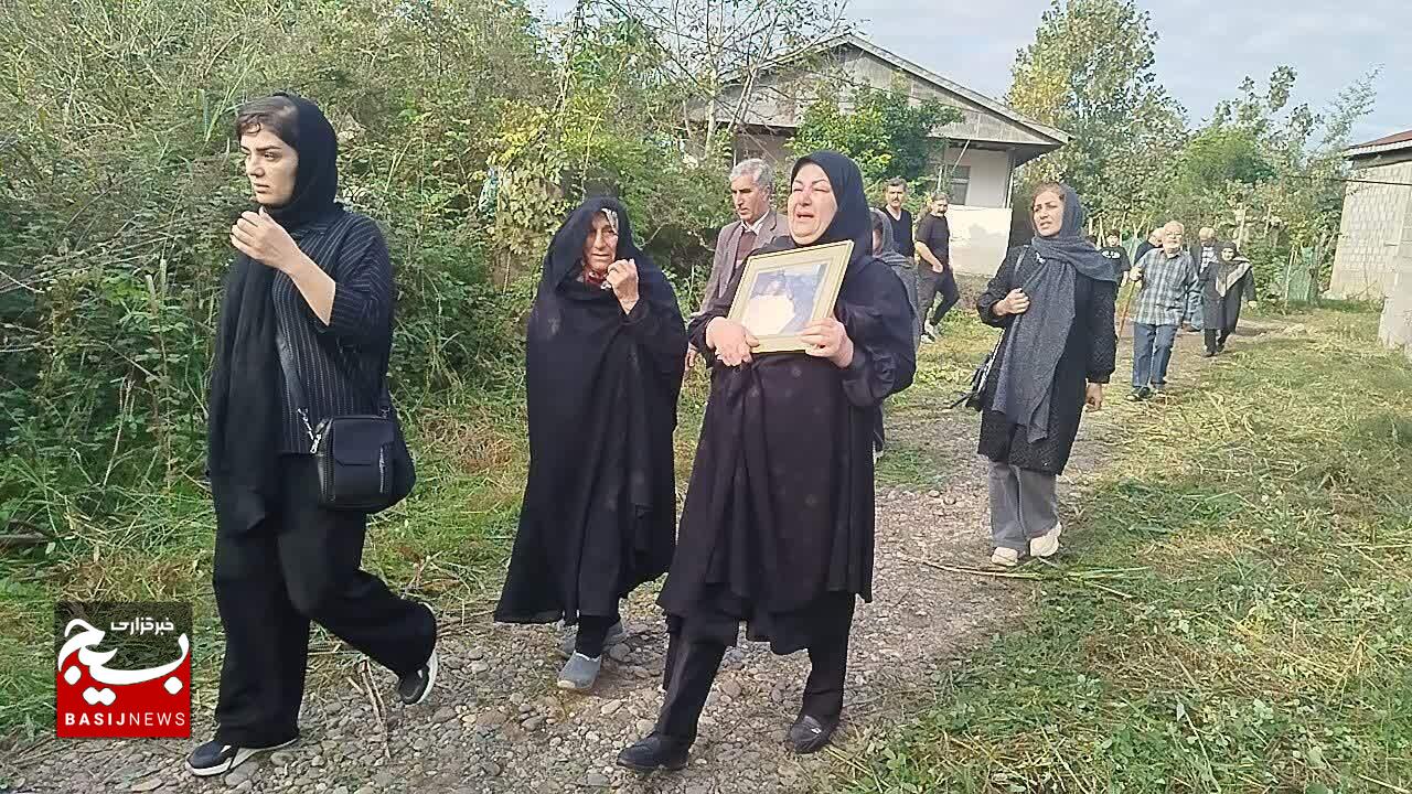تنها مادر شهید روستای لاکوژده،در ماه شهادت فرزندش به او پیوست