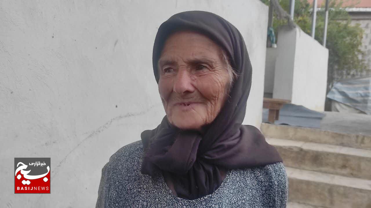 تنها مادر شهید روستای لاکوژده،در ماه شهادت فرزندش به او پیوست