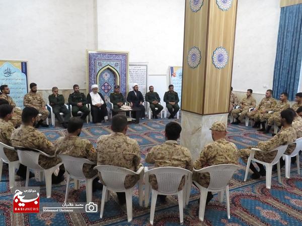 روز سرباز در ناحیه مقاومت بسیج سپاه شهرستان کنگان