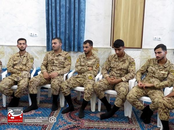 روز سرباز در ناحیه مقاومت بسیج سپاه شهرستان کنگان