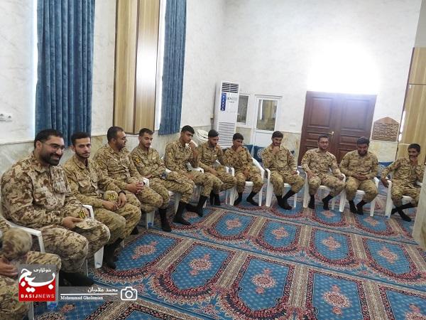 روز سرباز در ناحیه مقاومت بسیج سپاه شهرستان کنگان
