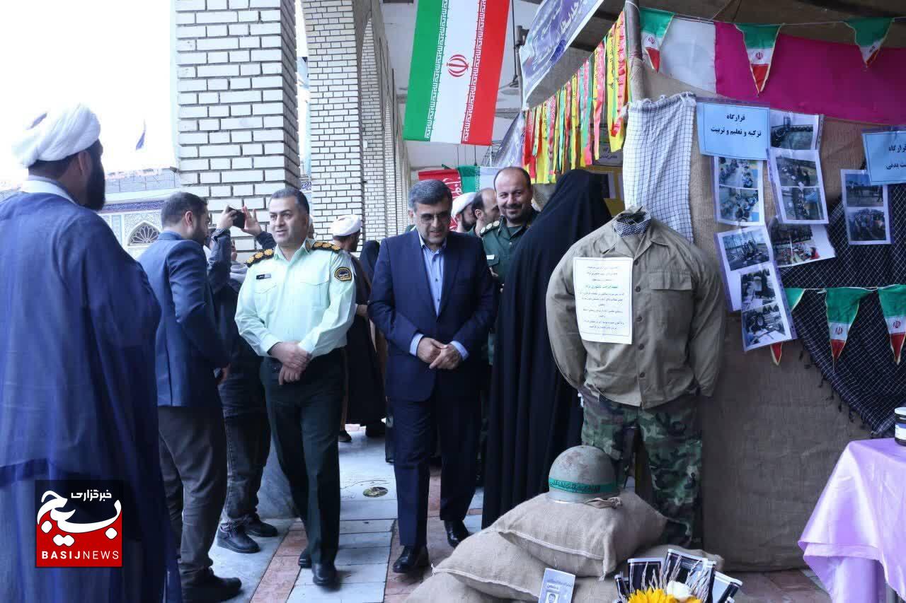 نمایشگاه «اسوه بسیج» با هدف نمایش توانمندی پایگاه‌های مقاومت در آستانه اشرفیه برگزار شد