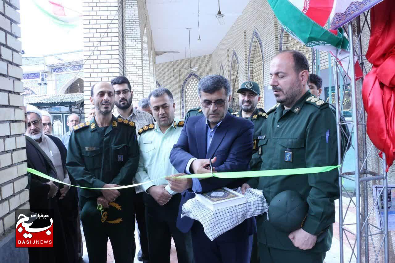 نمایشگاه «اسوه بسیج» با هدف نمایش توانمندی پایگاه‌های مقاومت در آستانه اشرفیه برگزار شد