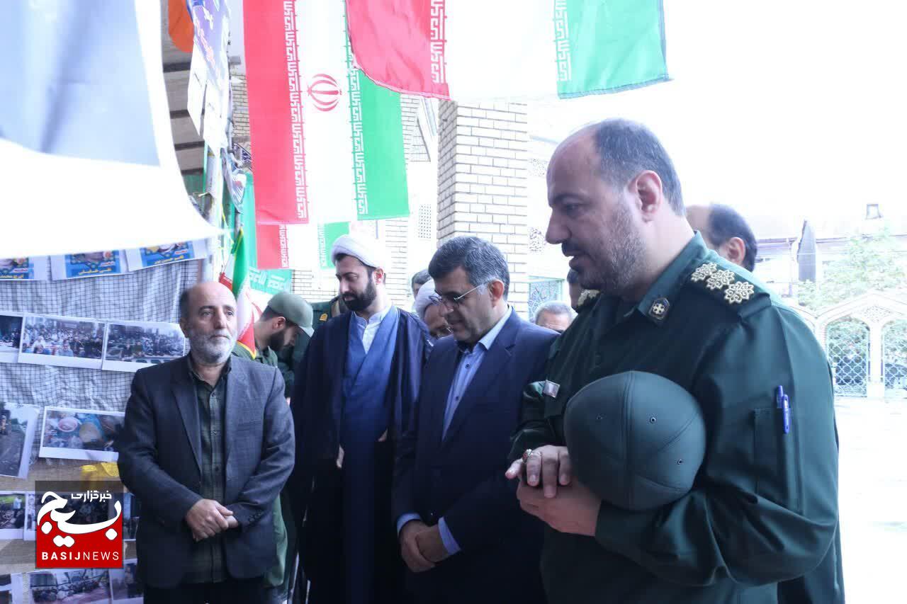 نمایشگاه «اسوه بسیج» با هدف نمایش توانمندی پایگاه‌های مقاومت در آستانه اشرفیه برگزار شد