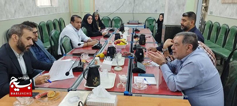 نظارت ستادی حوزه بسیج شرکت ملی نفت ایران از پایگاه های بسیج استان فارس